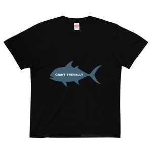 【GIANT TREVALLY】ロウニンアジ（シルエット）半袖Tシャツ