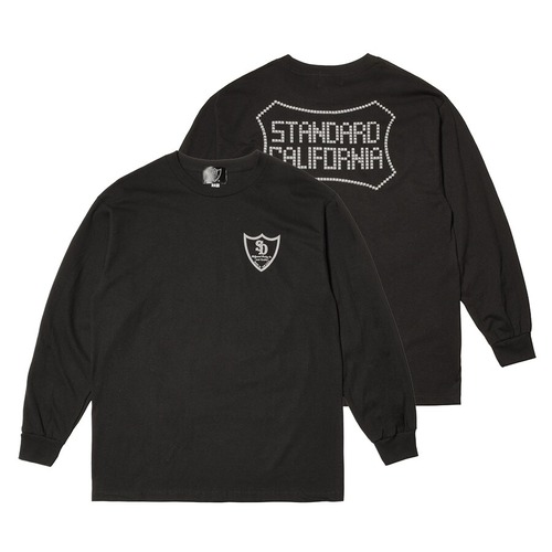STANDARD CALIFORNIA スタンダードカリフォルニアHTC × SD Logo Long Sleeve T ロンT ブラック