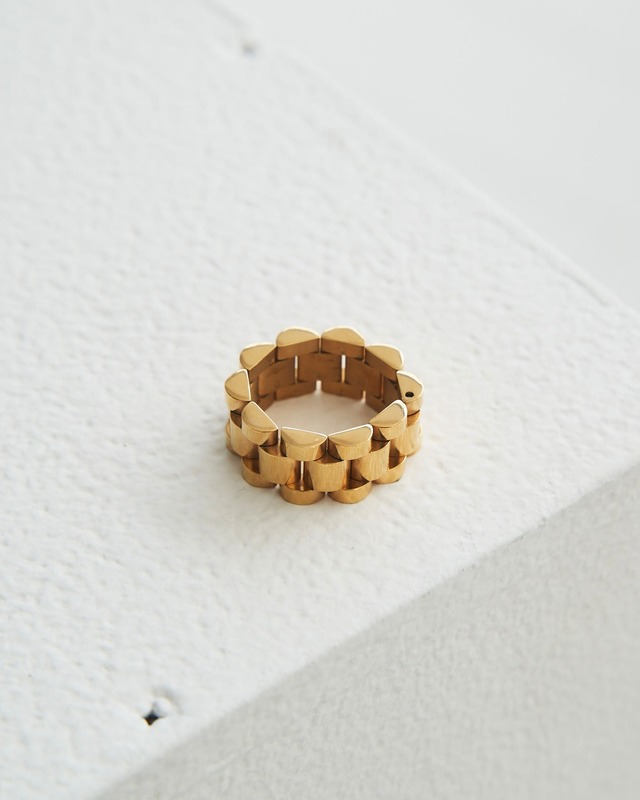 316L watch belt ring【GOLD】#r114