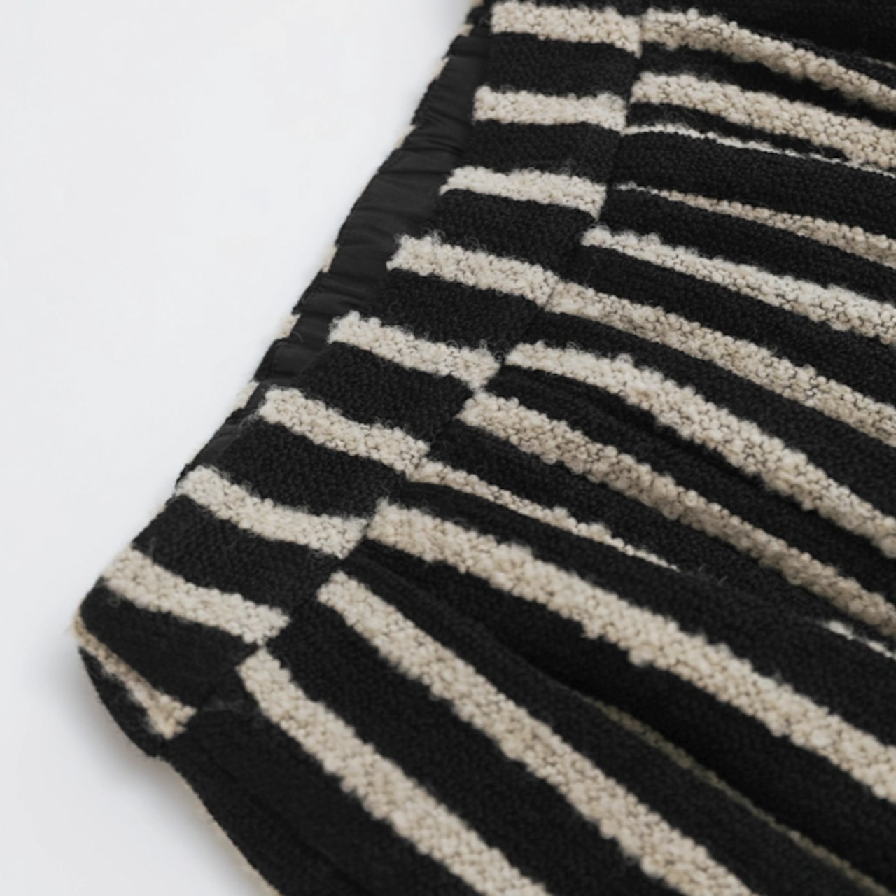 ストライプと無地の詩的コントラストスカート 《P0290》