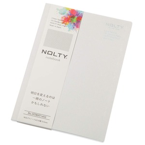 【人気】能率 NOLTY ノルティ ノート A5 3.5mm方眼 グレー NTBNT1402