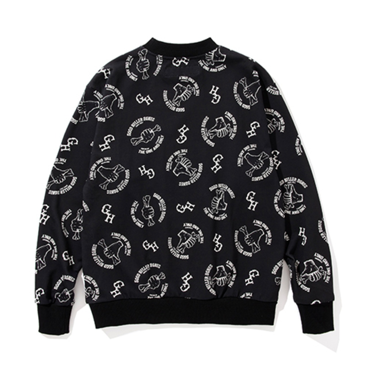 GOOD HELLER / BONE LOGO ALLOVER PATTERN CREW SWEAT  / スウェットクルーネック / GH25AW011 - 3
