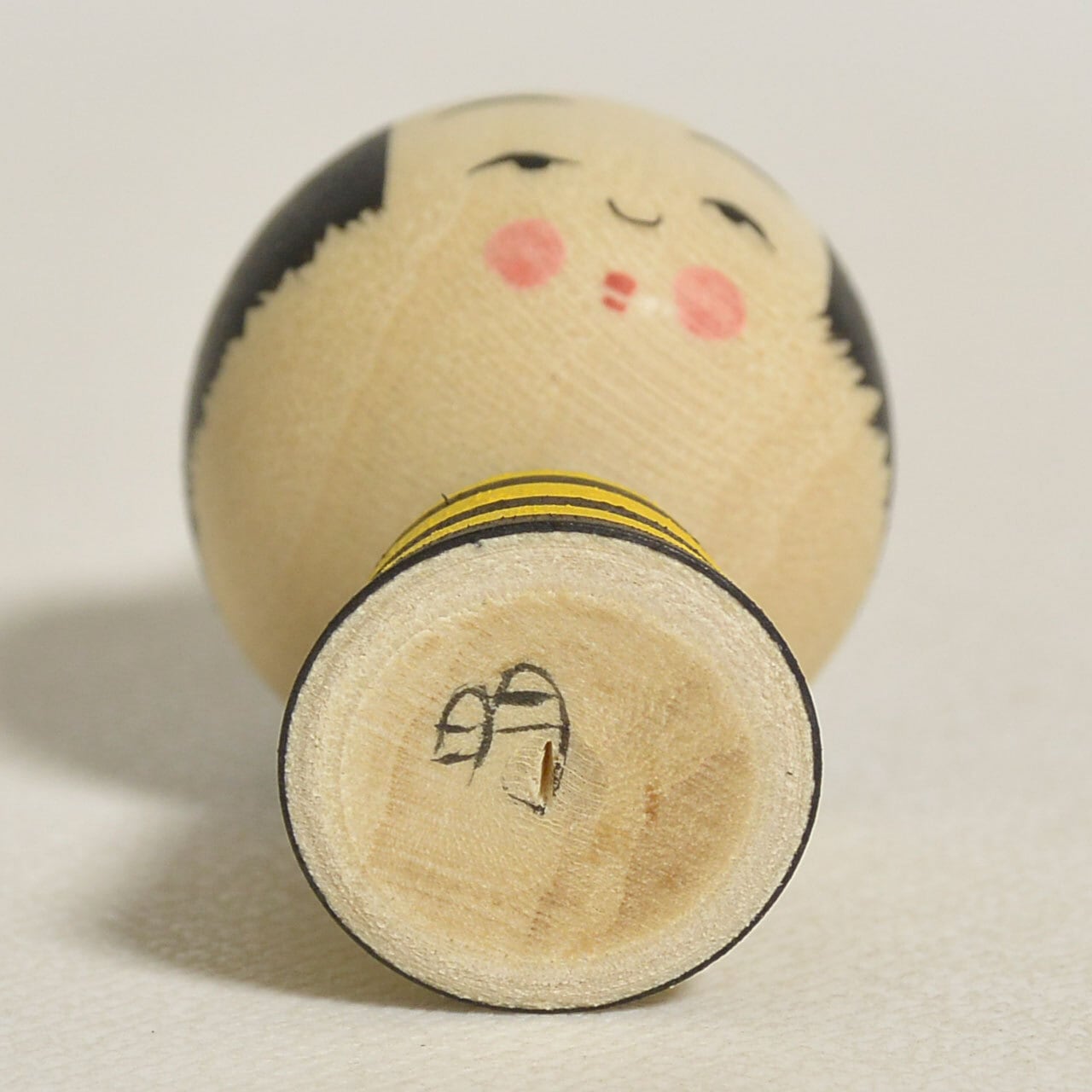 小鬼ちゃんこけし 約1.5寸 約4.5cm 鈴木明 工人（作並系）#2410