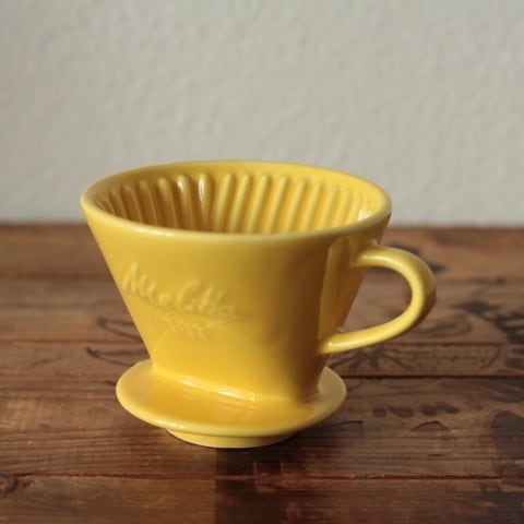 33 ヴィンテージ(?) メリタ 黄色 陶器のコーヒードリッパー101 | Pay ID