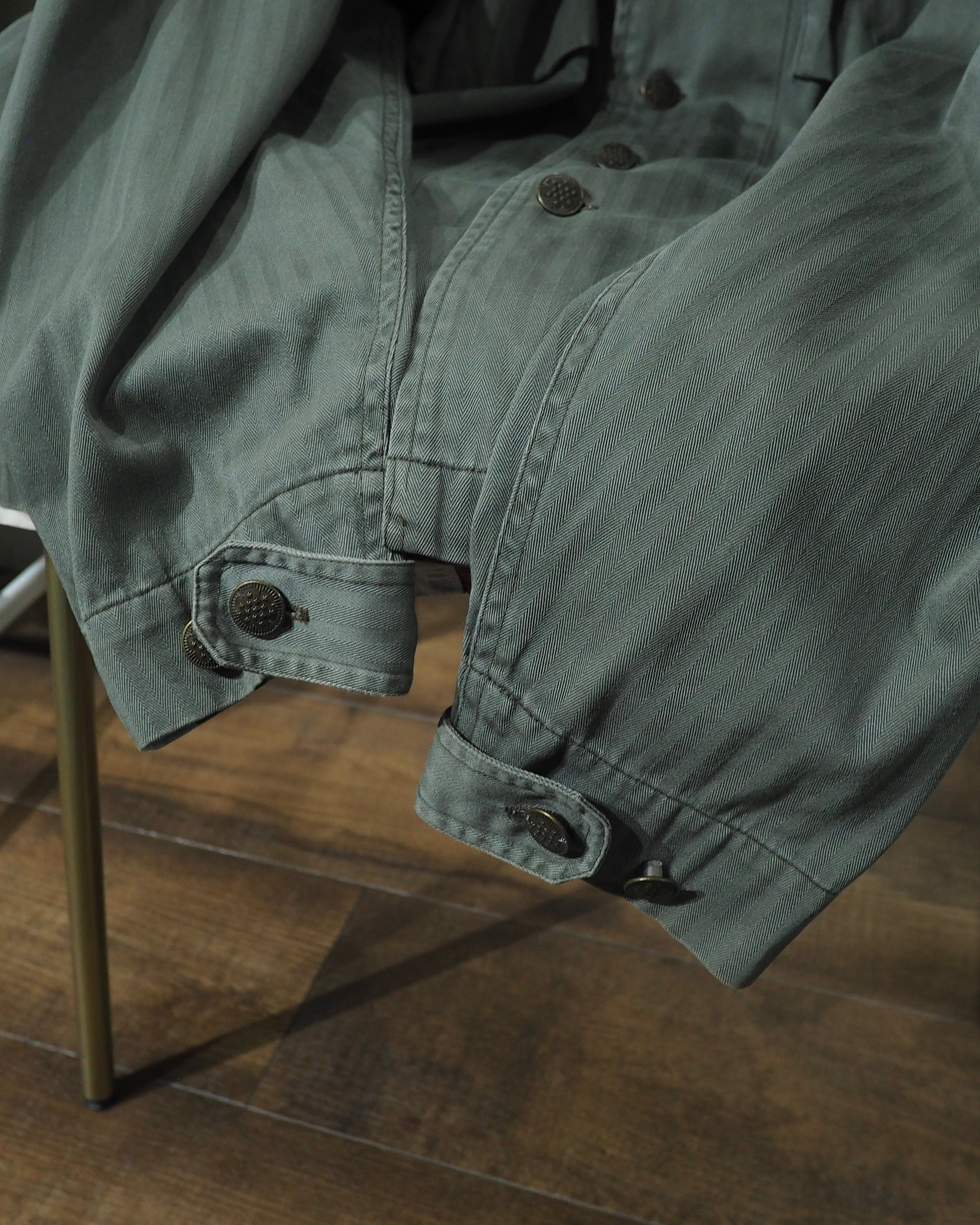 1990s ” 星条旗 ” Stars and Stripes Custom Vintage Loose Military Shirt Jacket