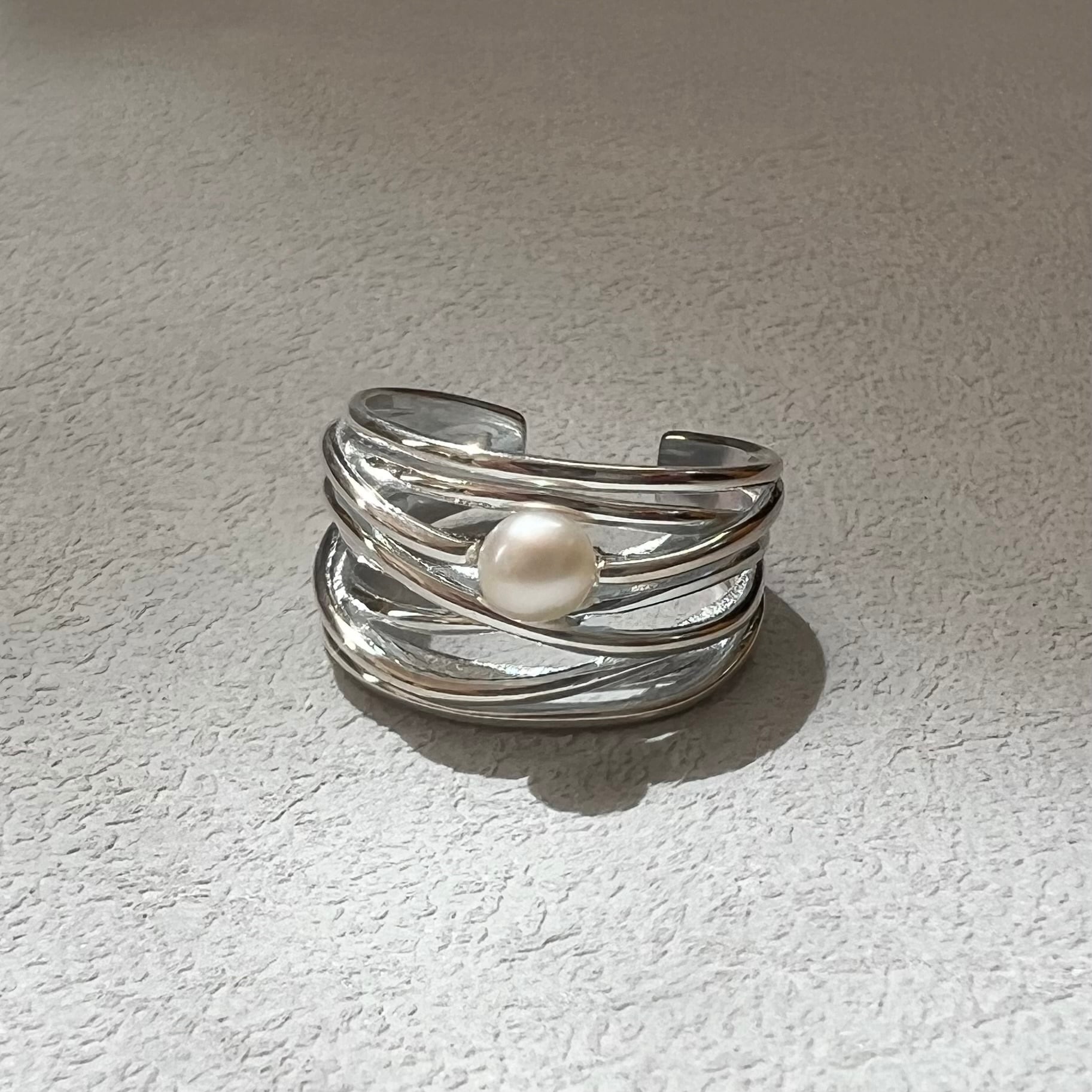 在庫限り・SV925flowpearlring