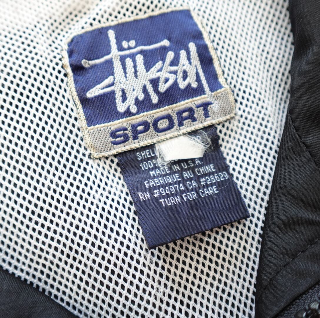 90s STUSSY / ステューシー Nylon Track Jacket Made In USA