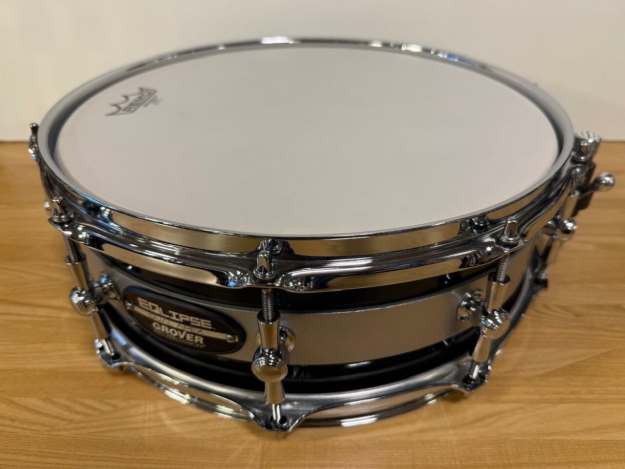 展示処分品特価]GROVER EQlipse デュアル・アペックス・スネアドラム