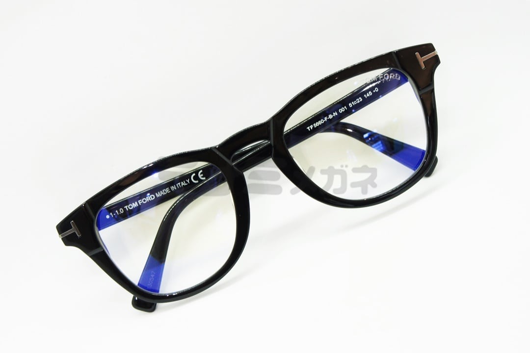 トムフォード 眼鏡 送料無料 新品 TF5660-F-B-N 001シルバーロゴブラックレンズ