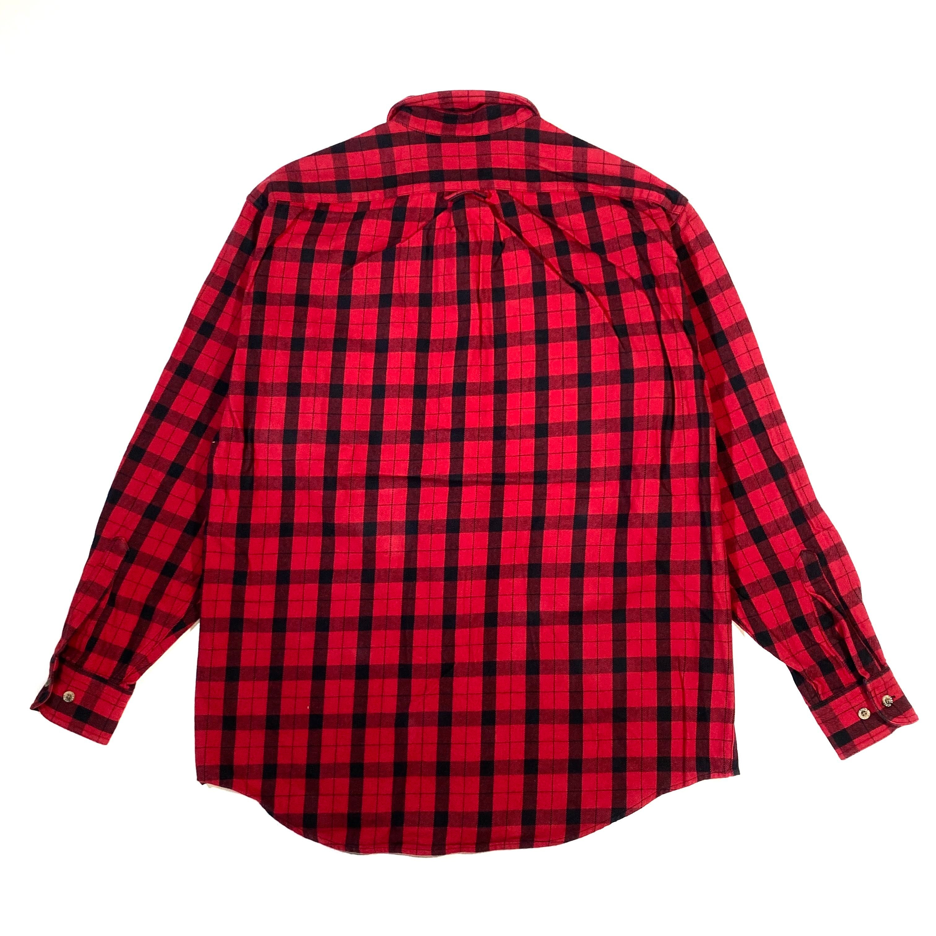 美品 FILSON フィルソン チェック柄 長袖 ヘビーネルシャツ メンズL