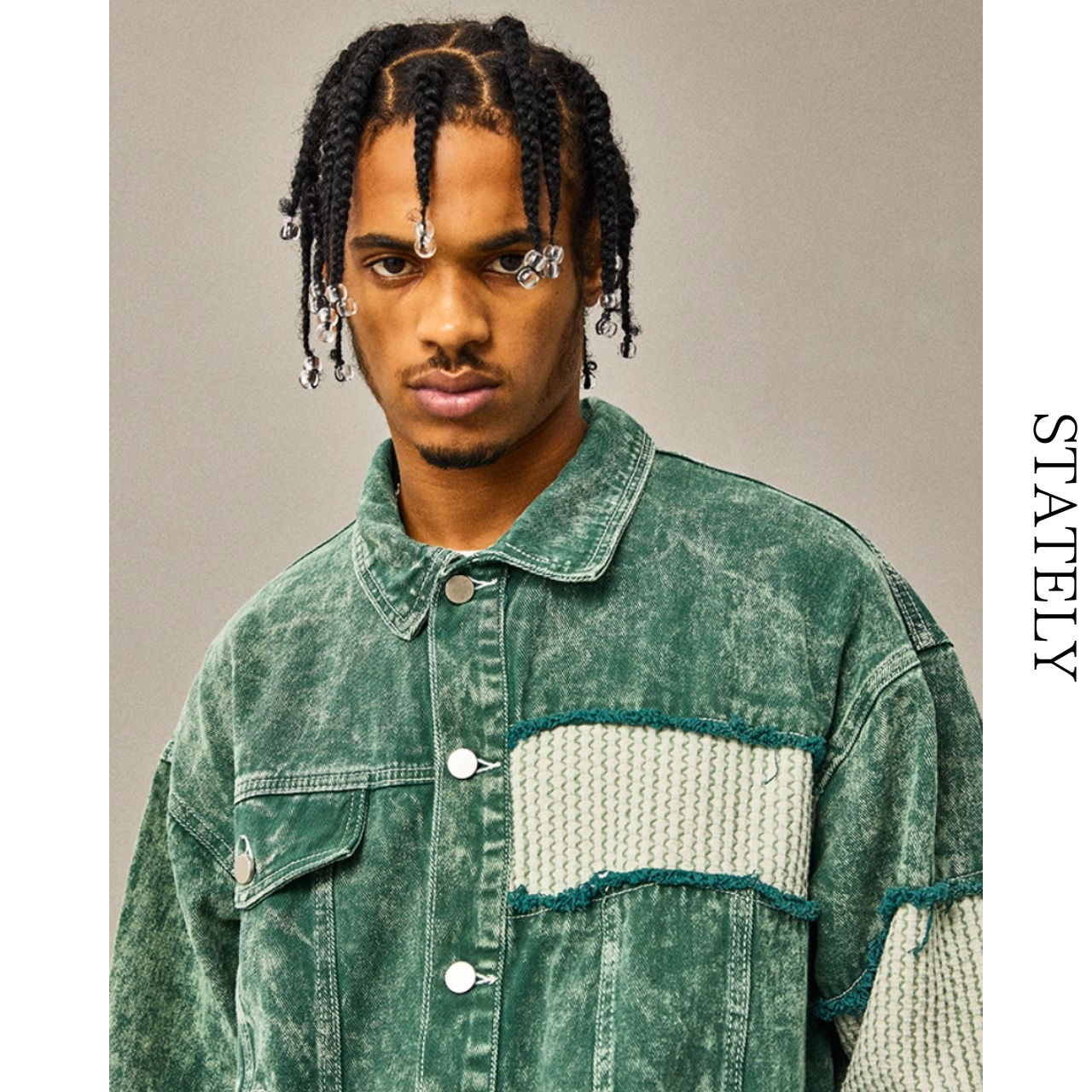 Patchwork Denim Jacket_O46・画像7