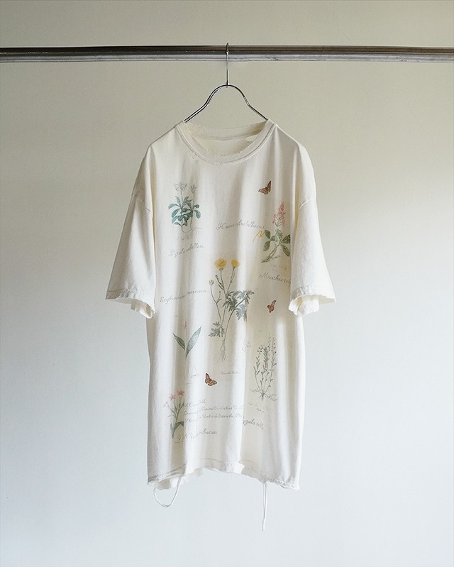 ANCELLM / BOTANICAL T-SHIRT(WHITE)