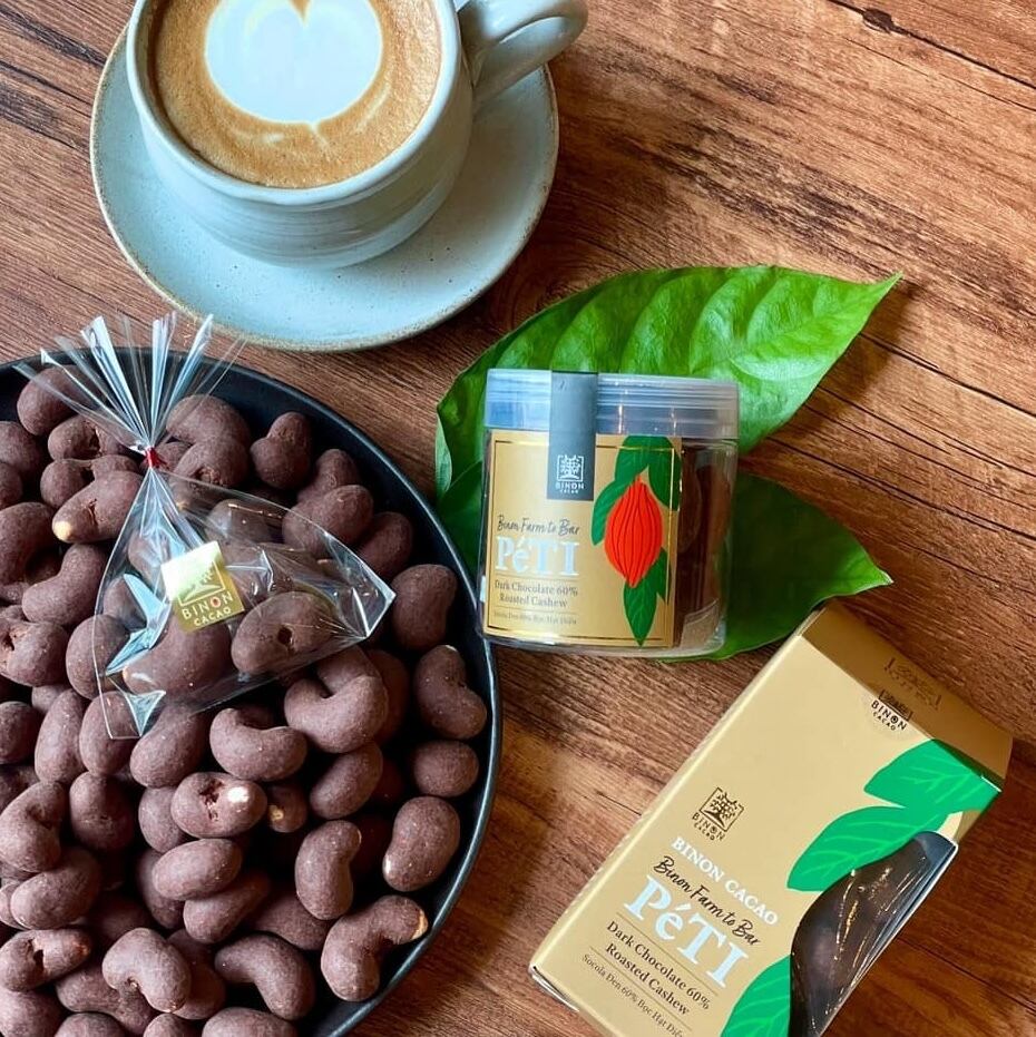 BINON ファームトゥバー  Peti ダークチョコ ＆ カシュー (小）100g