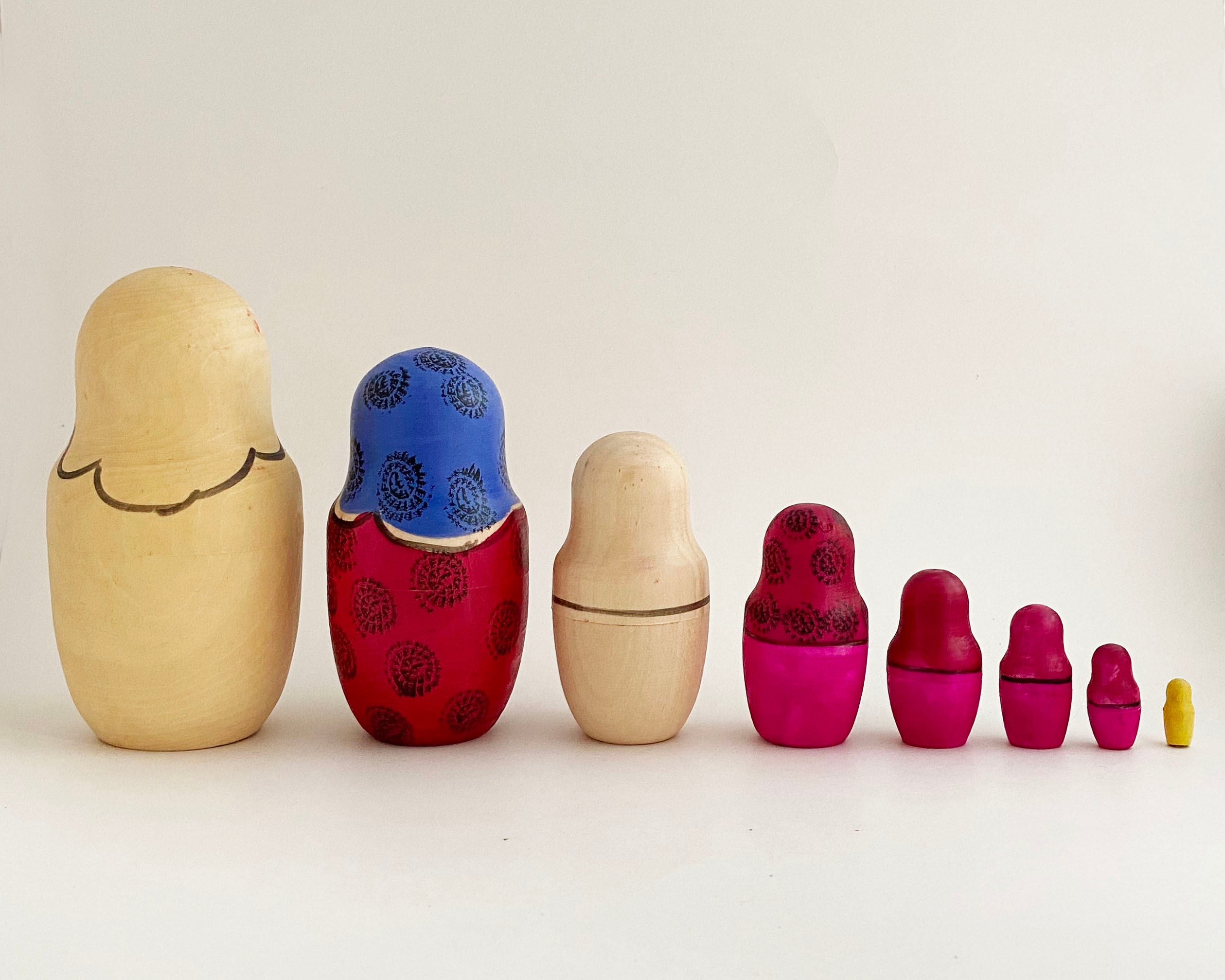 シンプル マイダン産マトリョーシカ / 8個組