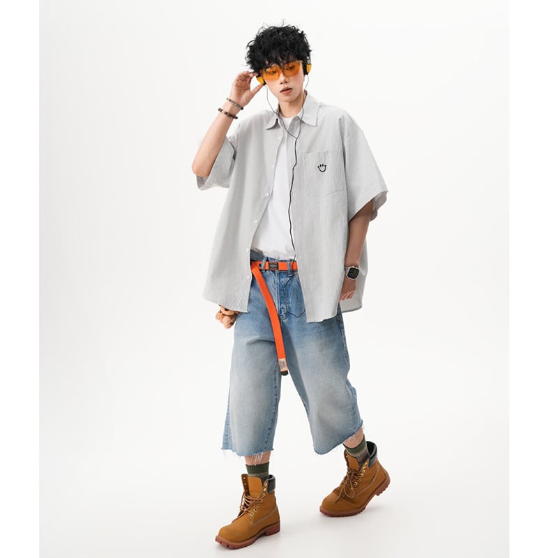 Qotriockシリーズ】☆シャツ☆ 3color 半袖 トップス ユニセックス