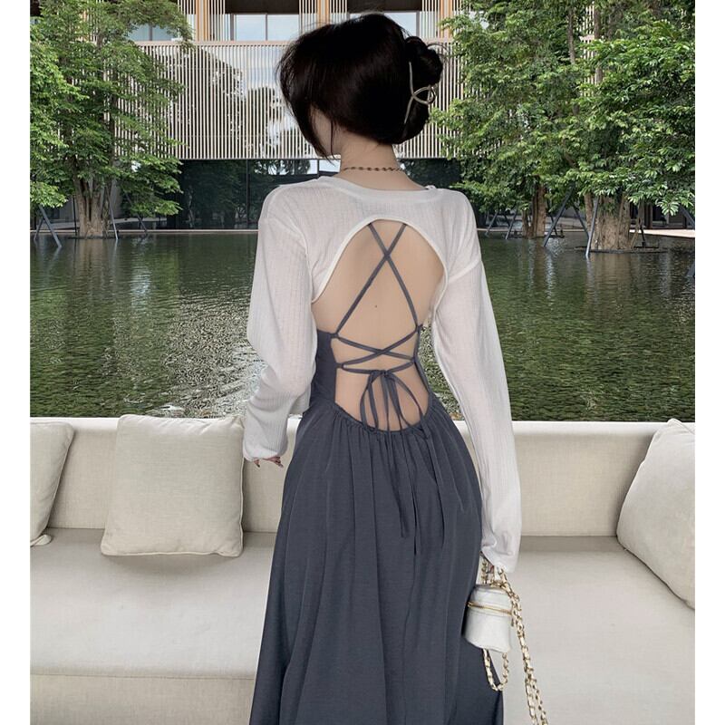 ホルタースカート ウェスト薄手ロング ガールズファッション60077549096