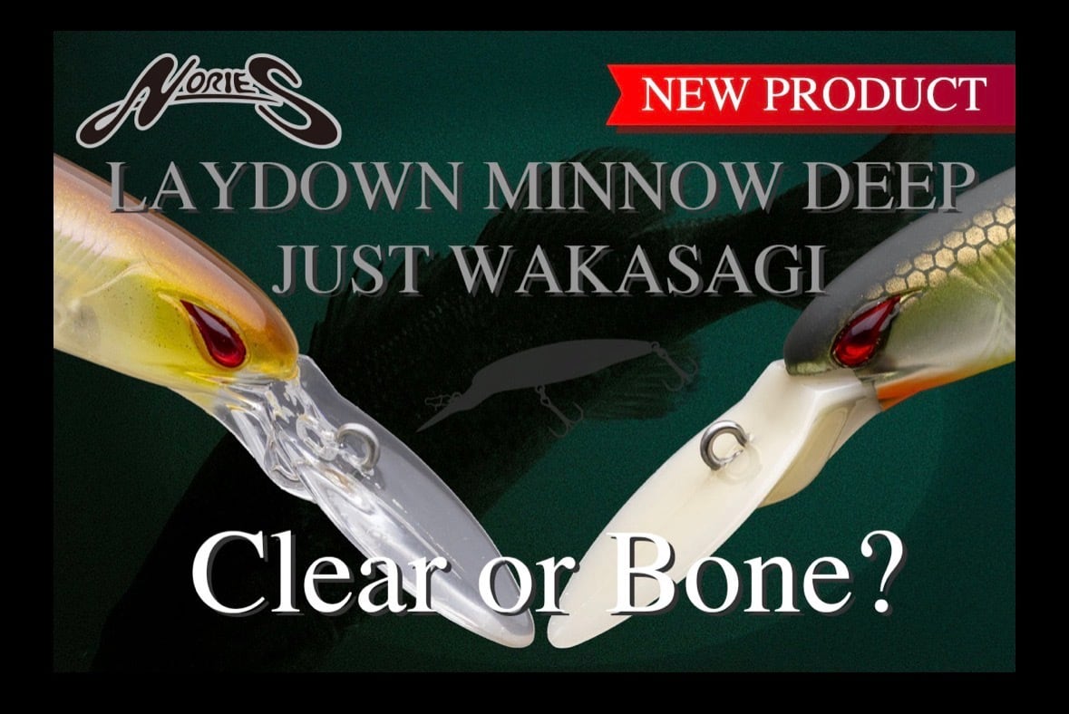 NORIES LAYDOWN MINNOW DEEP JUST WAKASAGI/ノリーズ レイダウンミノー