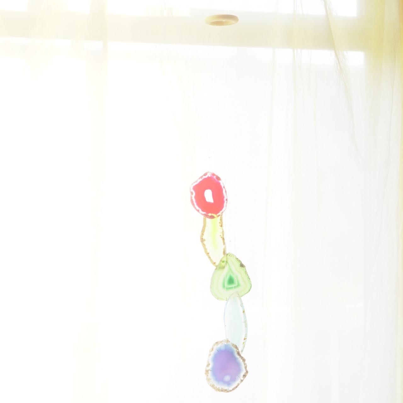 Rainbow Soda - アゲートヒーリングチャイム / Agate Sun Catcher Wind Chime 468