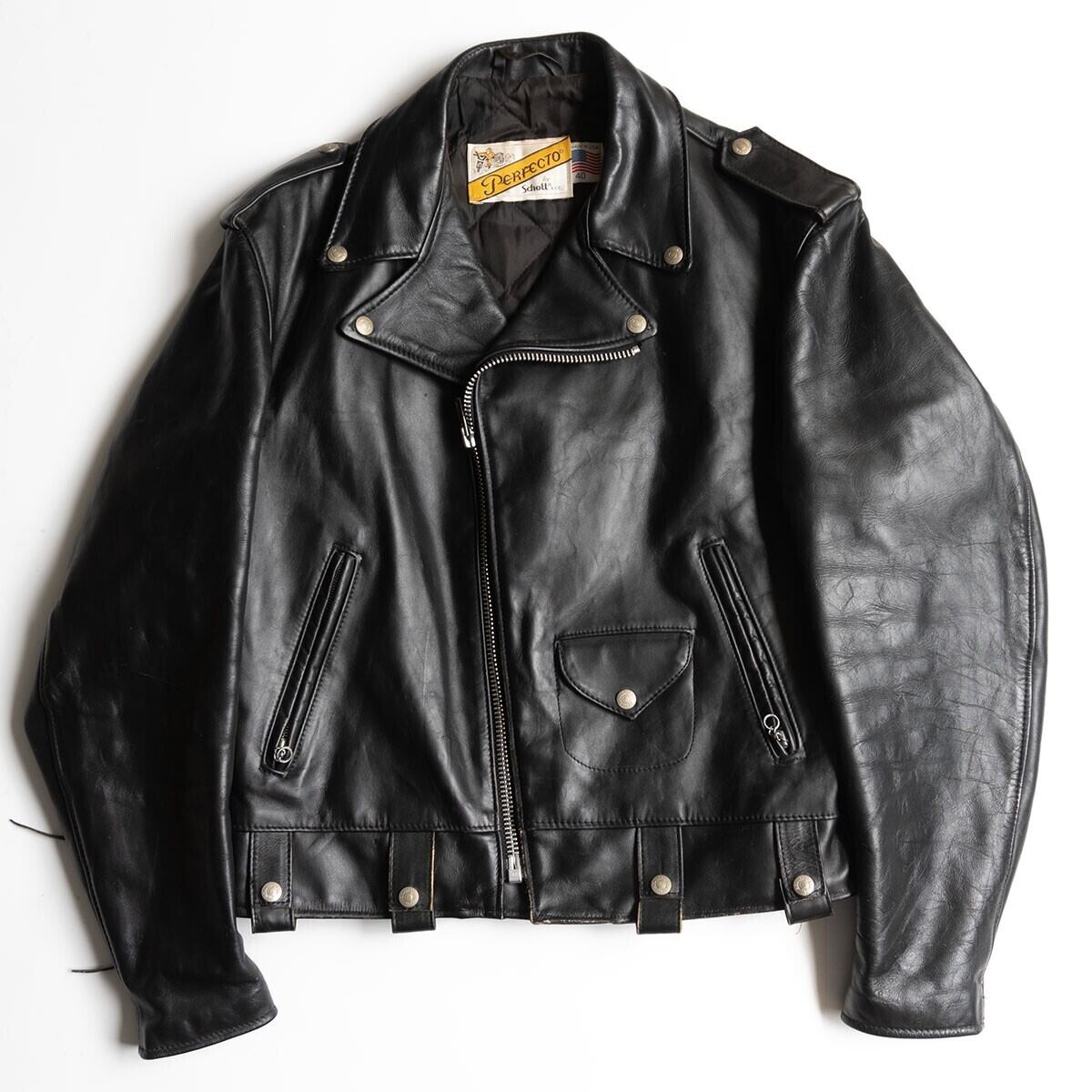 美品/希少モデル】SCHOTT【609/ダブルライダース ジャケット】40