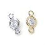★L&A★Cubic zirconia★K16GP★コネクター♪201 “Cubic connector”