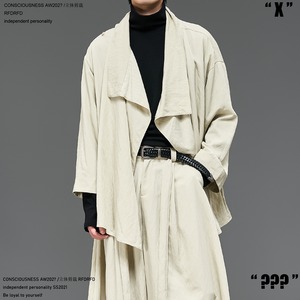 RFDRFD ドレープルーズ ワイドパンツ