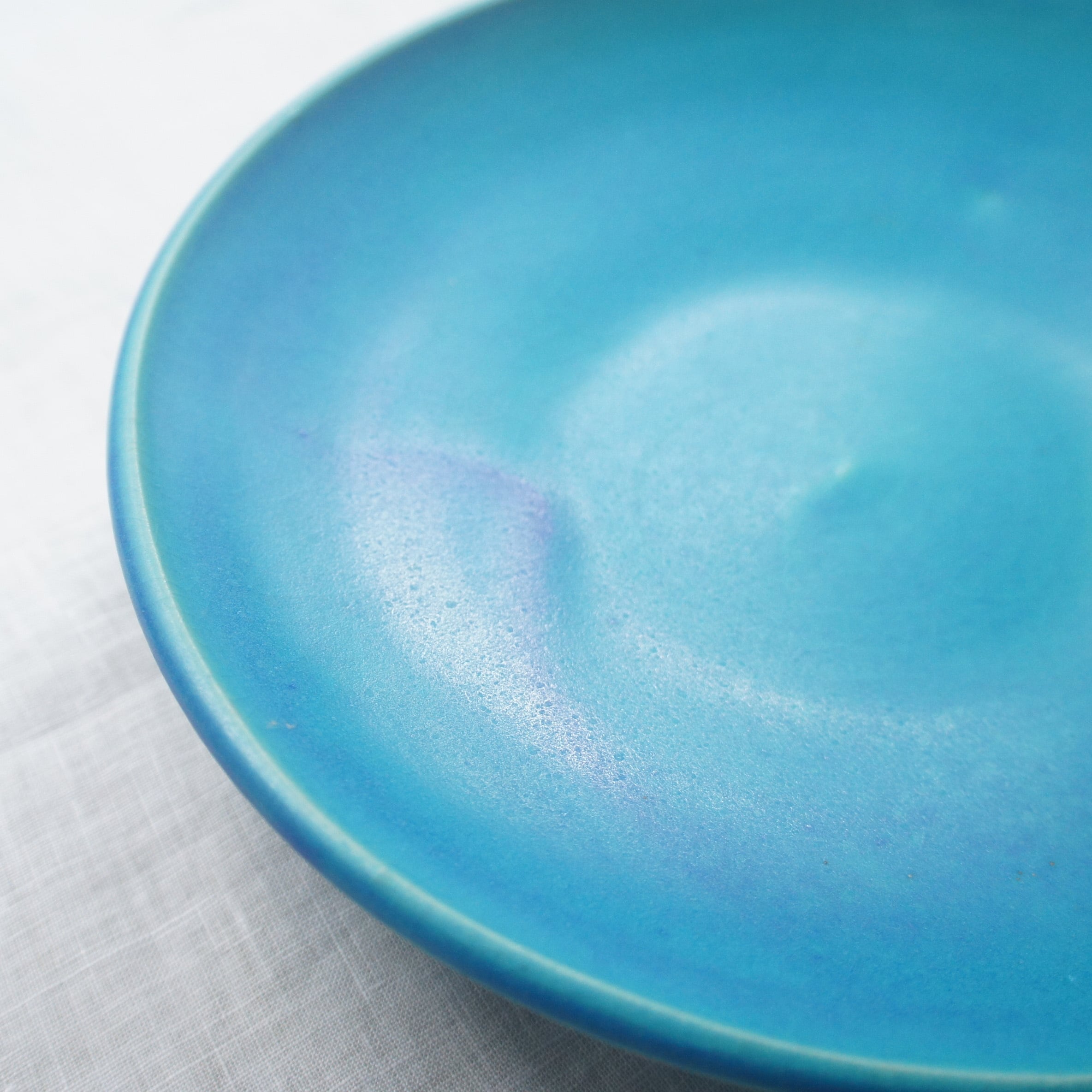 十九三窯 トルコブルー7寸皿 | 器とライフスタイル雑貨 KOGU