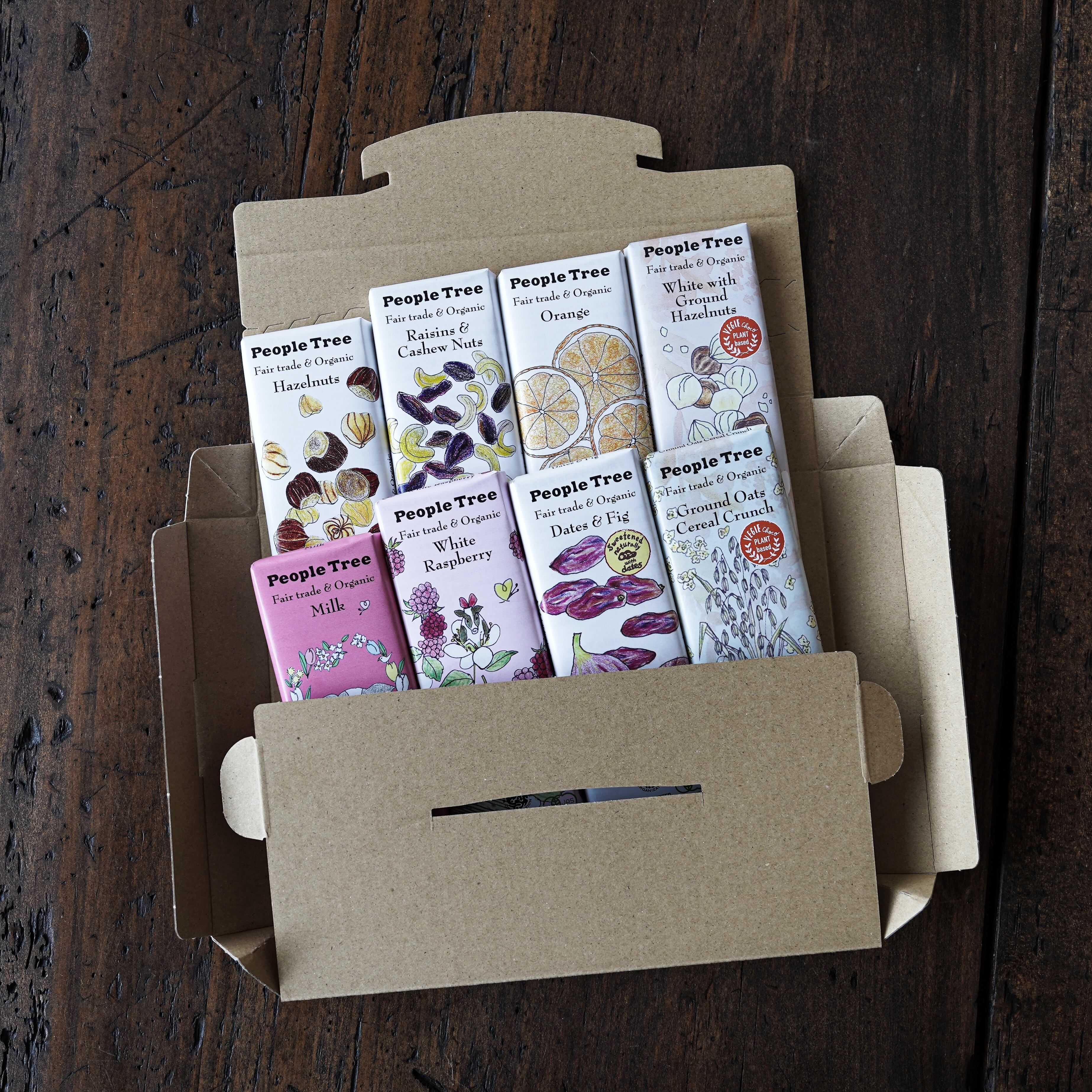 【クリックポスト便】フェアトレード&オーガニックチョコ アソート8個セット