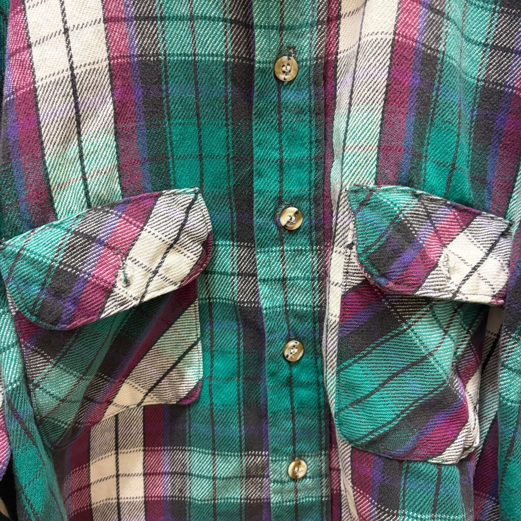 FIVE BROTHER ファイブブラザー ネルシャツ グリーン系 Size:2XL