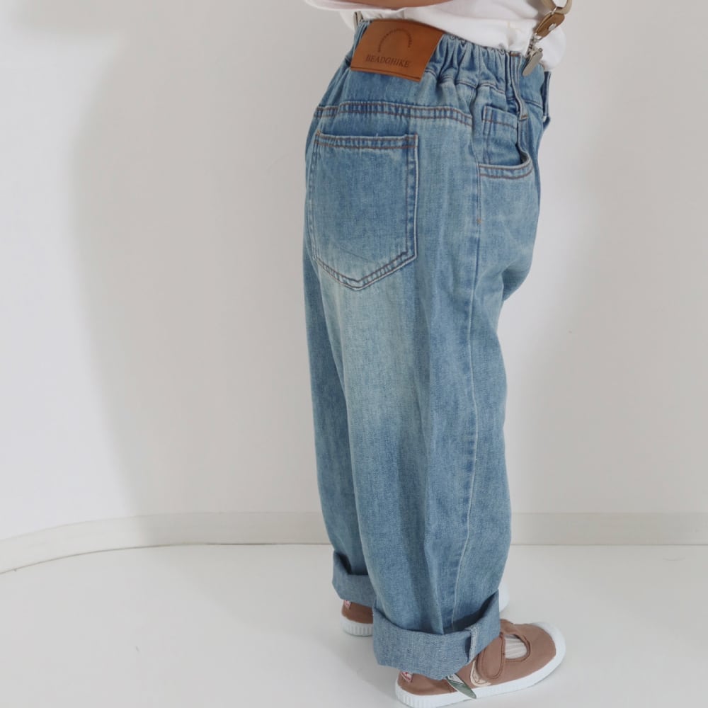 vintageデニムパンツ | 韓国子供服 Bisque -びすく-