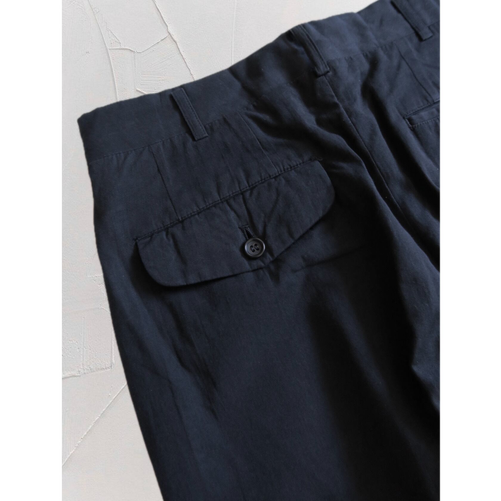 1980s COMME des GARCONS HOMME Cotton 2Tuck Slacks 1980s COMME des GARCONS HOMME Cotton 2Tuck Slacks