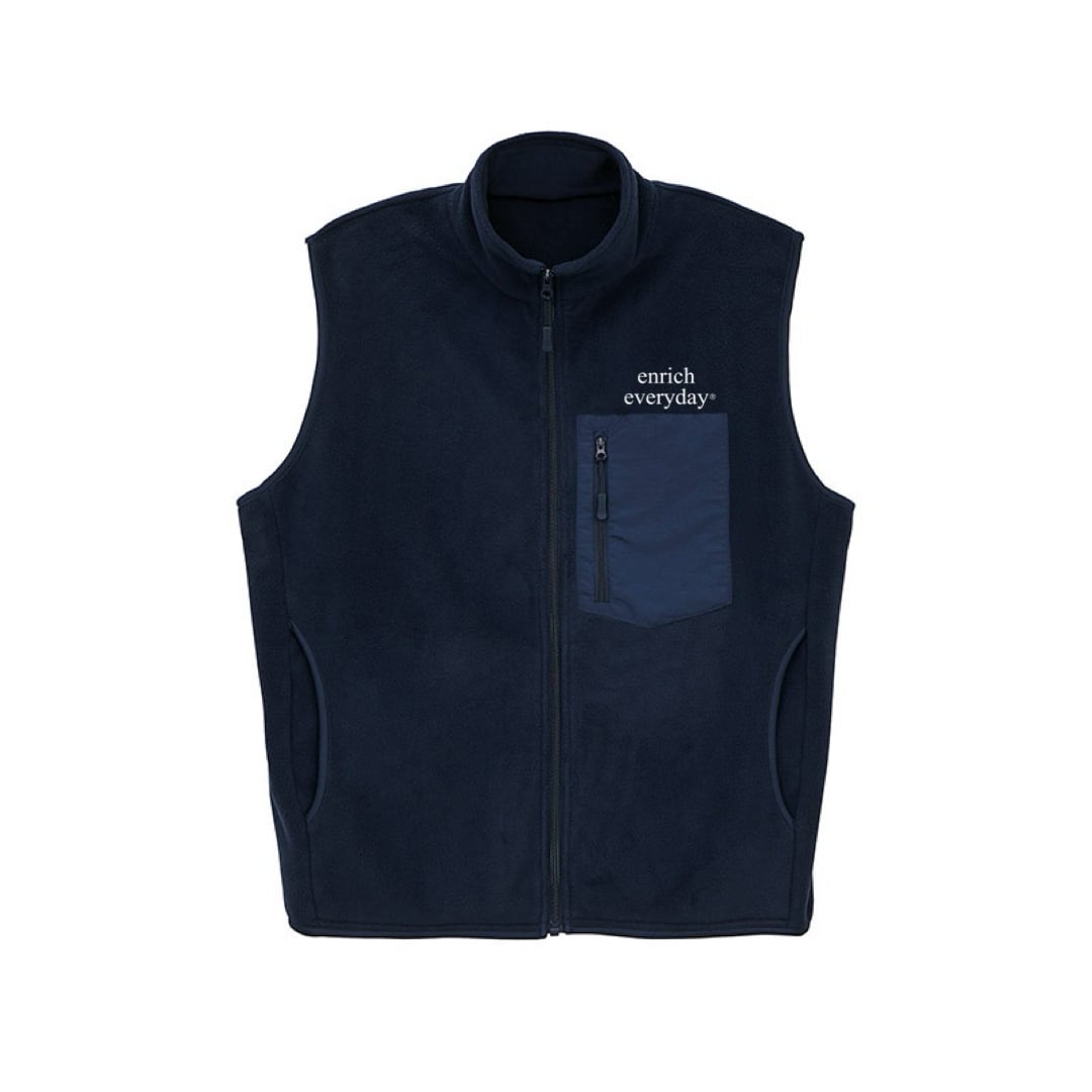 受注生産：11月中お届け予定） everyday Micro fleece vest／マイクロ フリース ベスト