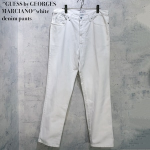 "GUESS by GEORGES MARCIANO"white denim pants