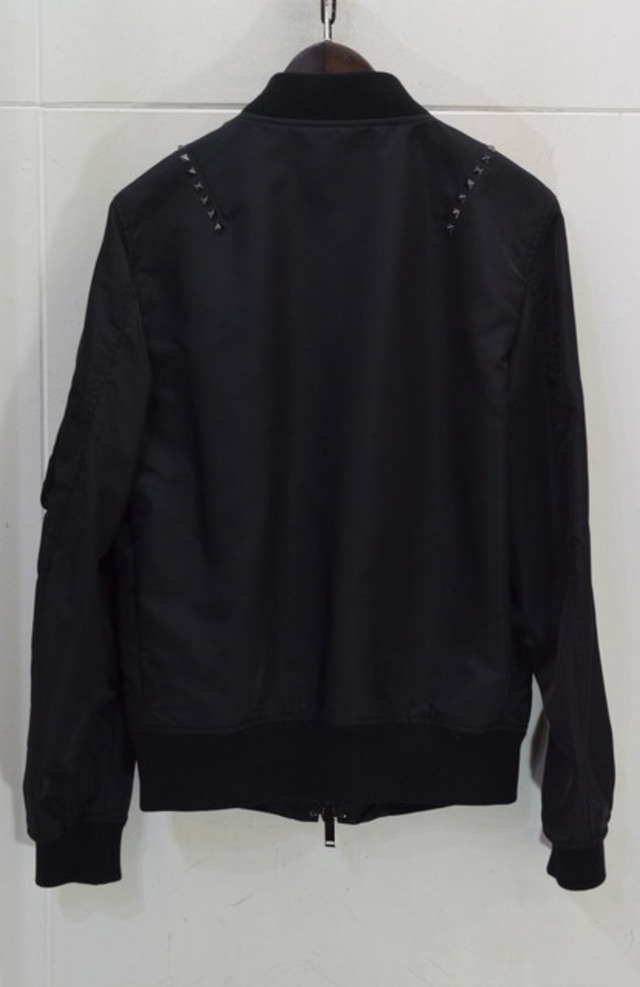 VALENTINO ロックスタッズナイロンMA-1 | goodbadstore