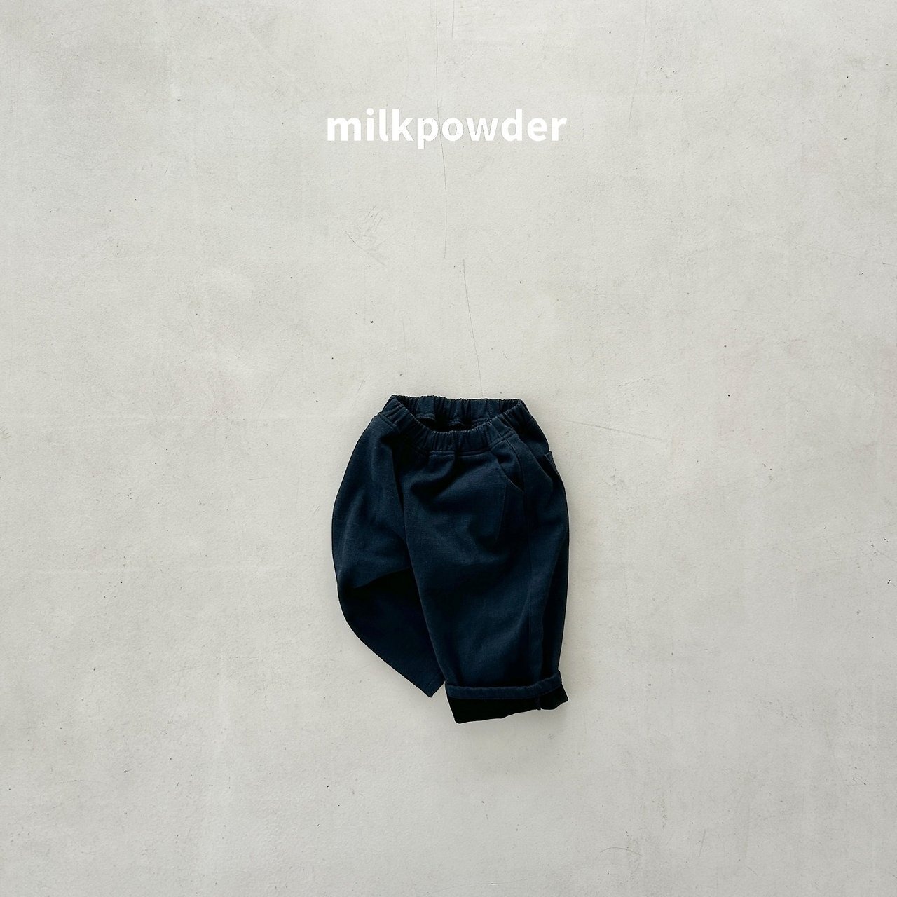 ミルクパウダー / milkpowder / ベルベットデニムパンツ / 韓国子供服 / キッズ / 26winter〖取寄〗*XS~JS*