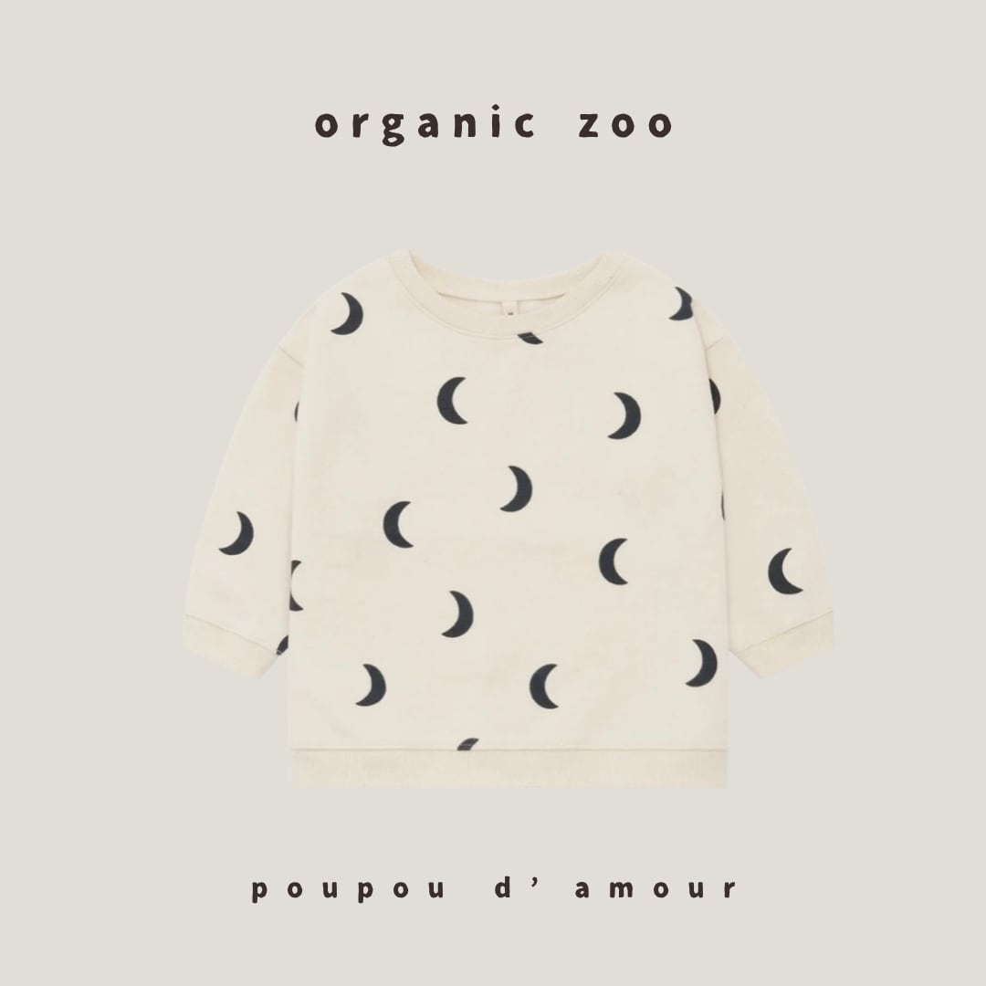 送料無料 organic zoo|Undyed Midnight Sweatshirt GOTS