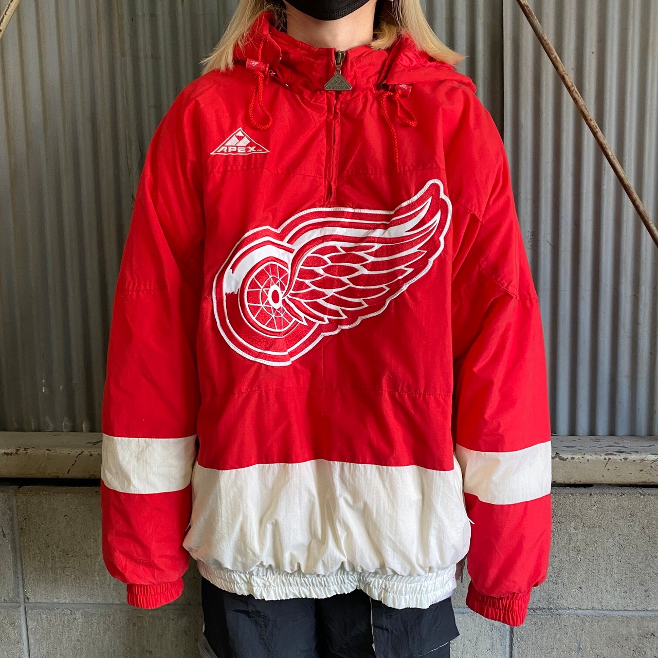 オフィシャル 90年代 NHL デトロイト・レッドウィングス 中綿 