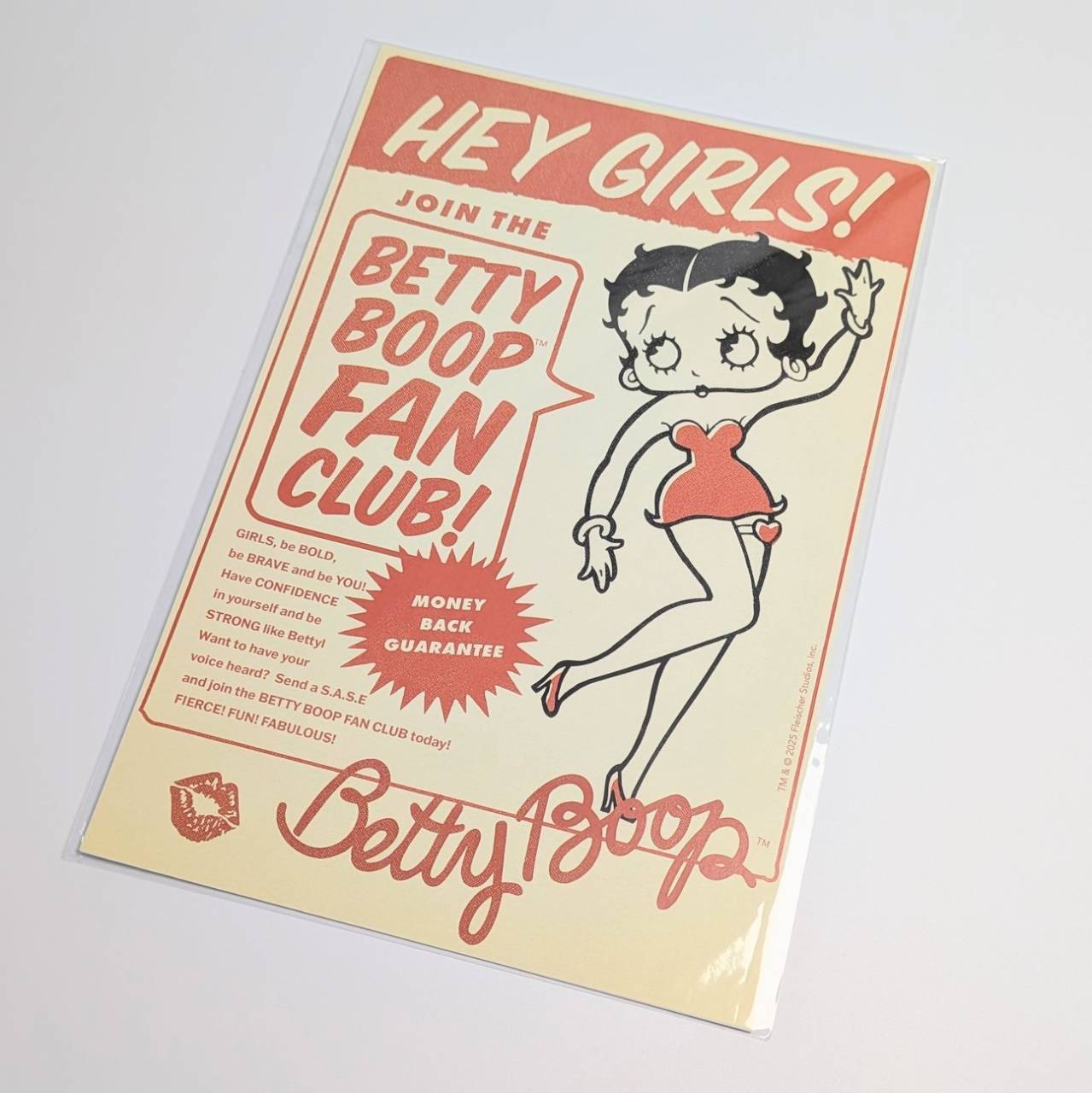 狭いスペースでも◎待望のB5ポスター！【 Betty Boop ( ベティ・ブープ ) 】 POSTER / ポスター 〚アメリカン雑貨 アメトイ〛