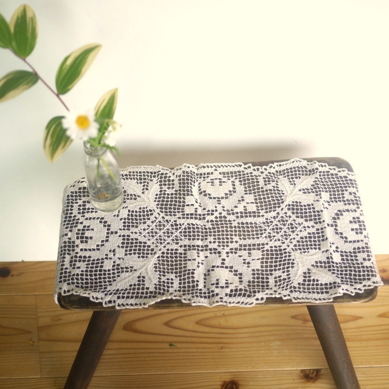 フィレレース テーブルマット オフホワイト ドイツ