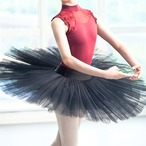 【即納】ラグラン レースレオタード ミストピンク M　L1017