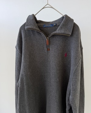 -POLO by RALPH LAUREN- Vintage L half zip sweater