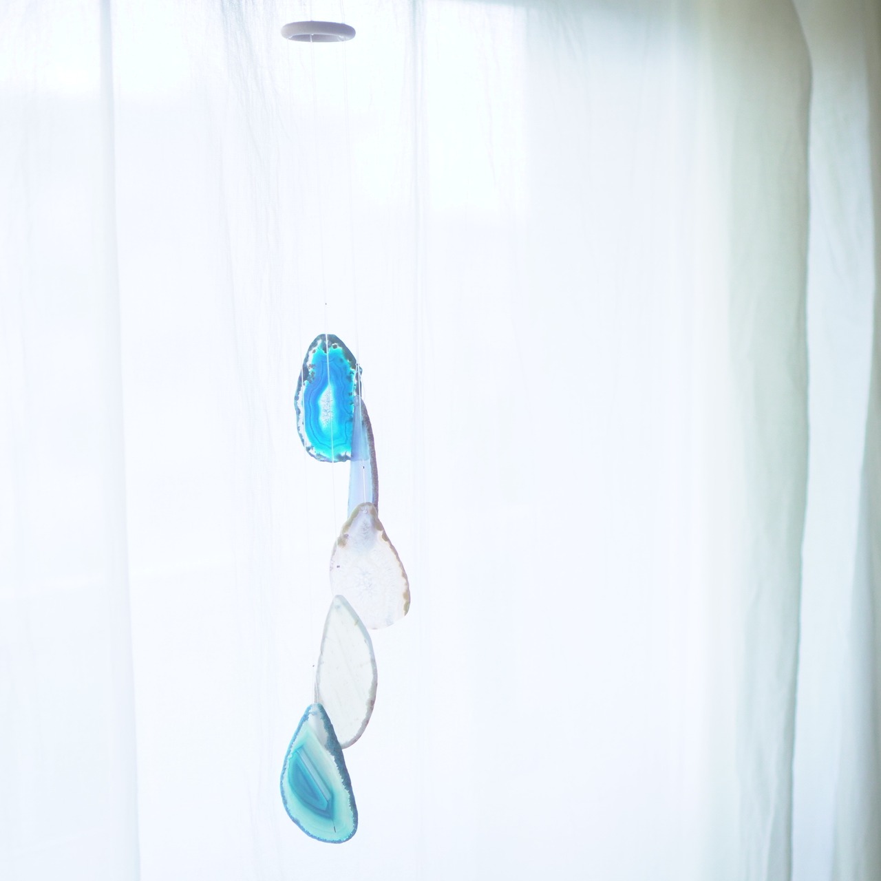 Ice Water 25 - アゲートヒーリングチャイム / Agate Sun Catcher Wind Chime 971