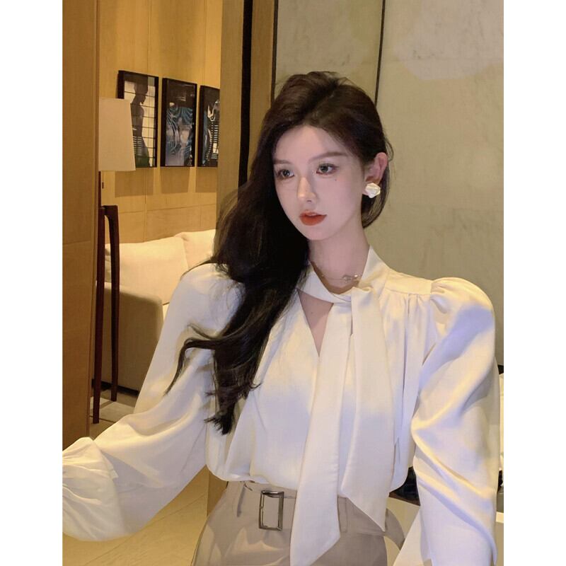 スリーブTシャツ シャツ オータムウィンタースタンダードトップス ロング レトロ 秋物 冬物 ガールズファッション39418977127