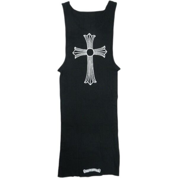 Size【M】 CHROME HEARTS クロム・ハーツ T-BAR CROSS RIB TANK TOP