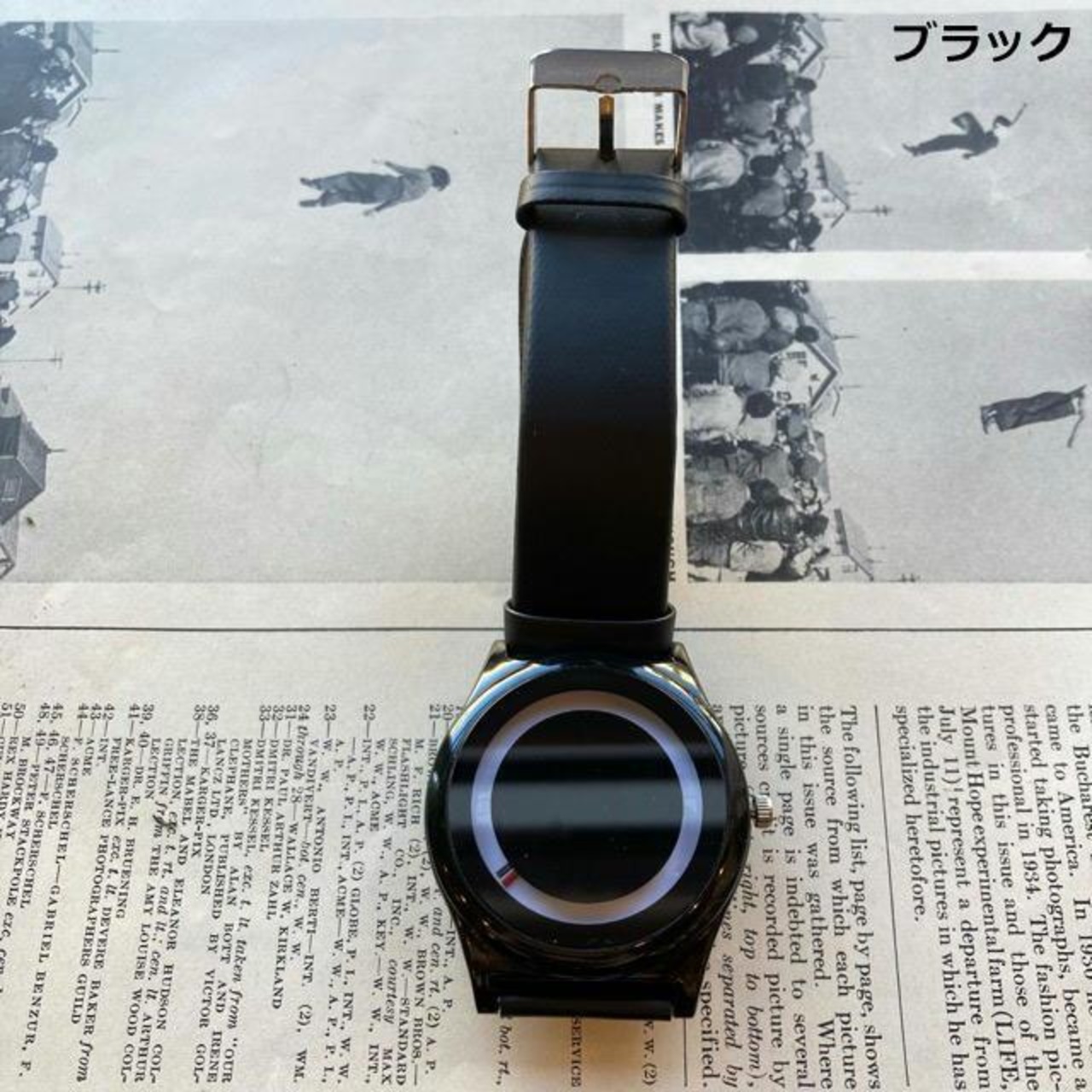 TOPANGA Accessory　モノクロビッグドットウォッチ　全2色