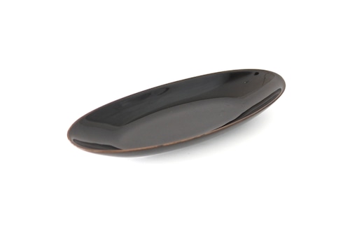 vintage ARABIA B-model oval vegetable dish black  /  ヴィンテージ アラビア オーバル ディッシュ Bモデル