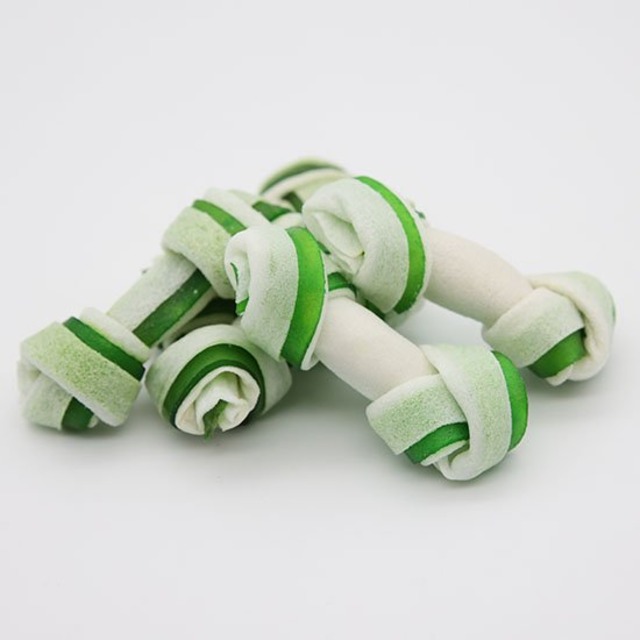 おやつの時間　牛皮ガムフレーバーボーン グリーンティー