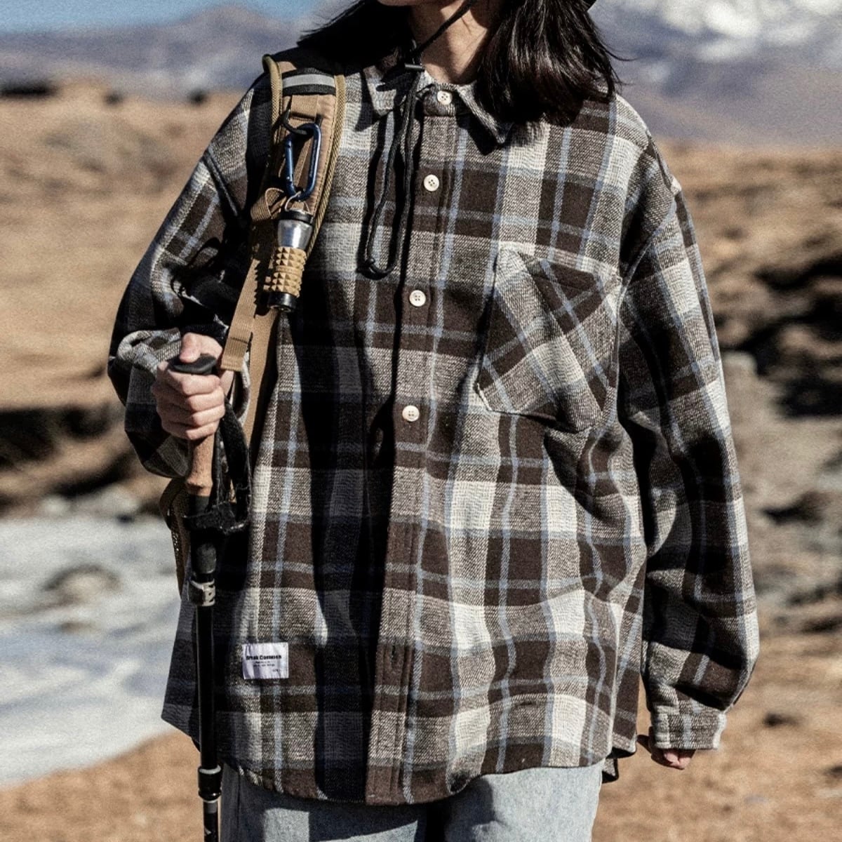 フランネルチェックシャツ J0045