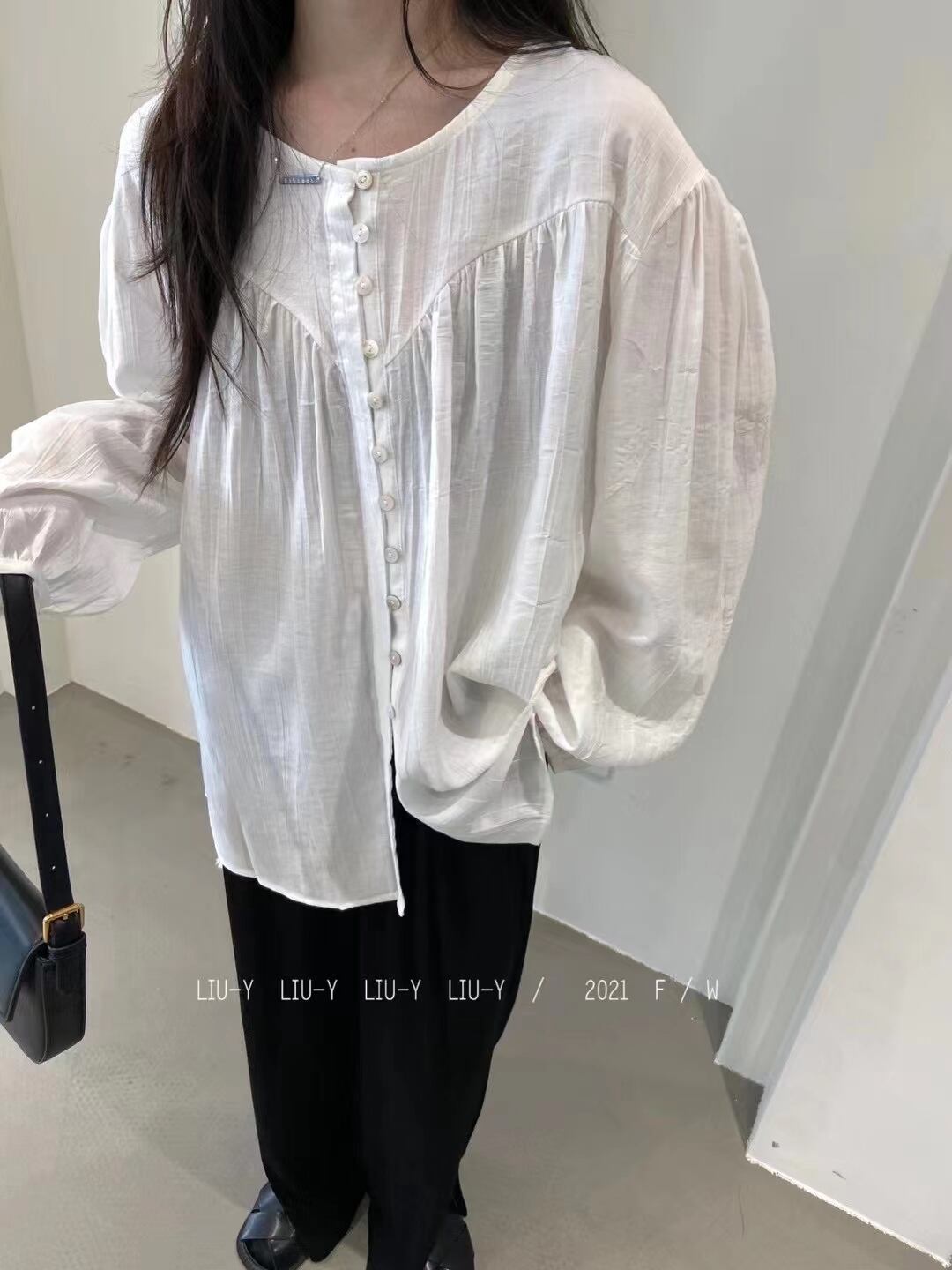 ボタンブラウス　AJ2205-752