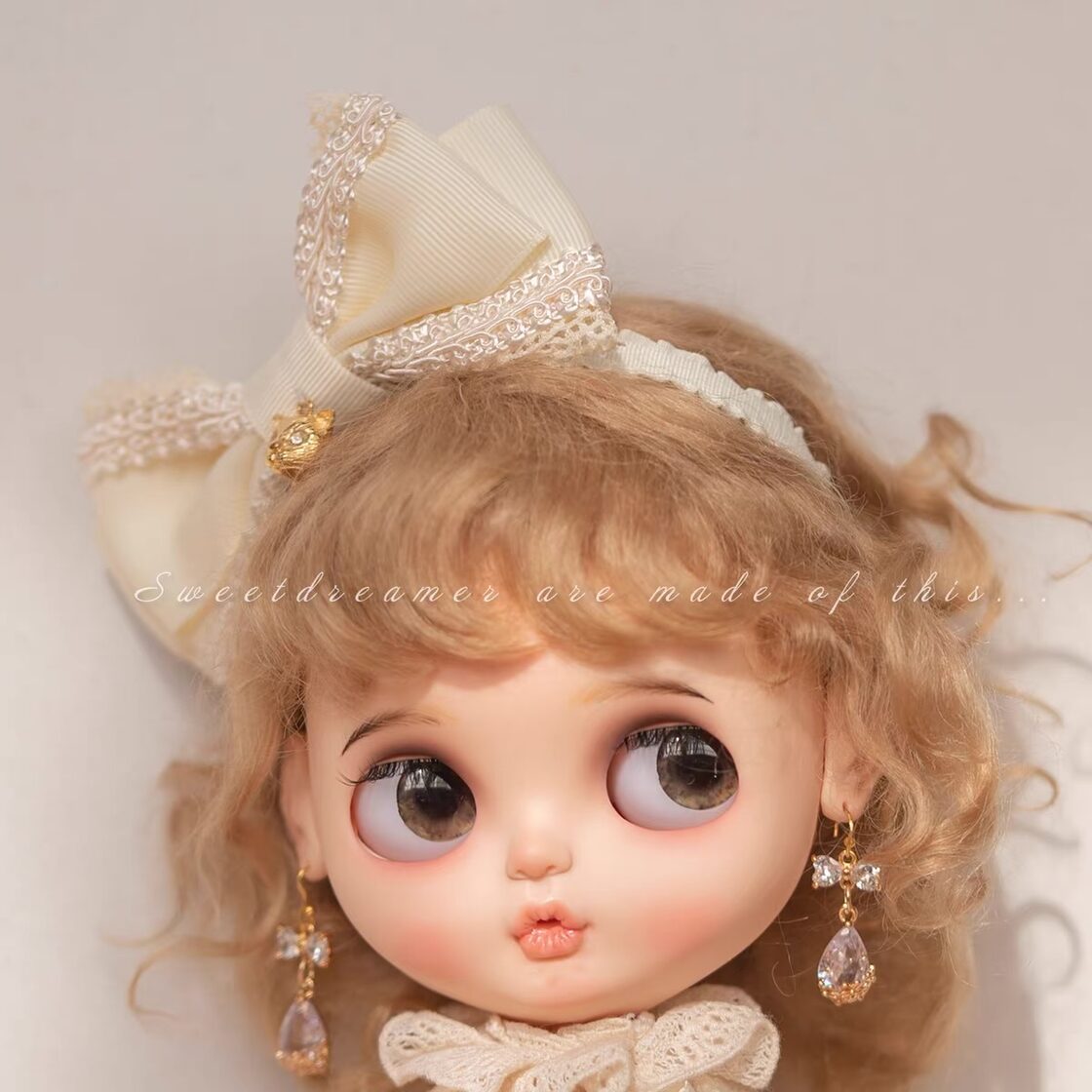 テーラーメイド リボン ヘッド カチューシャ ブライス 大1/3 Blythe 