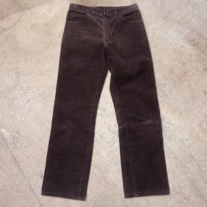 1980s LEE 200 CORDS PANT BROWN